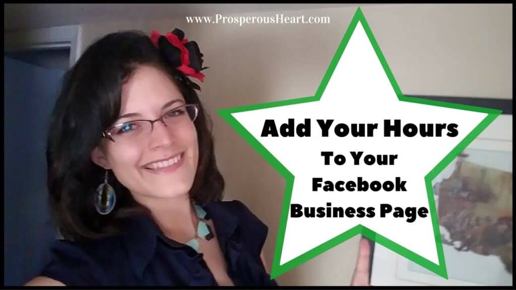 Add Business Hours To Facebook Business Fan Page prosperous heart